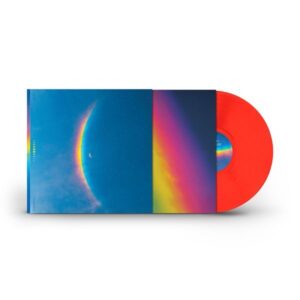 coldplay moon music vinyl record red colour